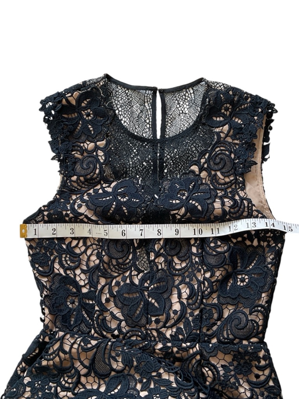 NWT Reiss June Lace Navy Blue Dress, size US 2 - Picture 11 of 14
